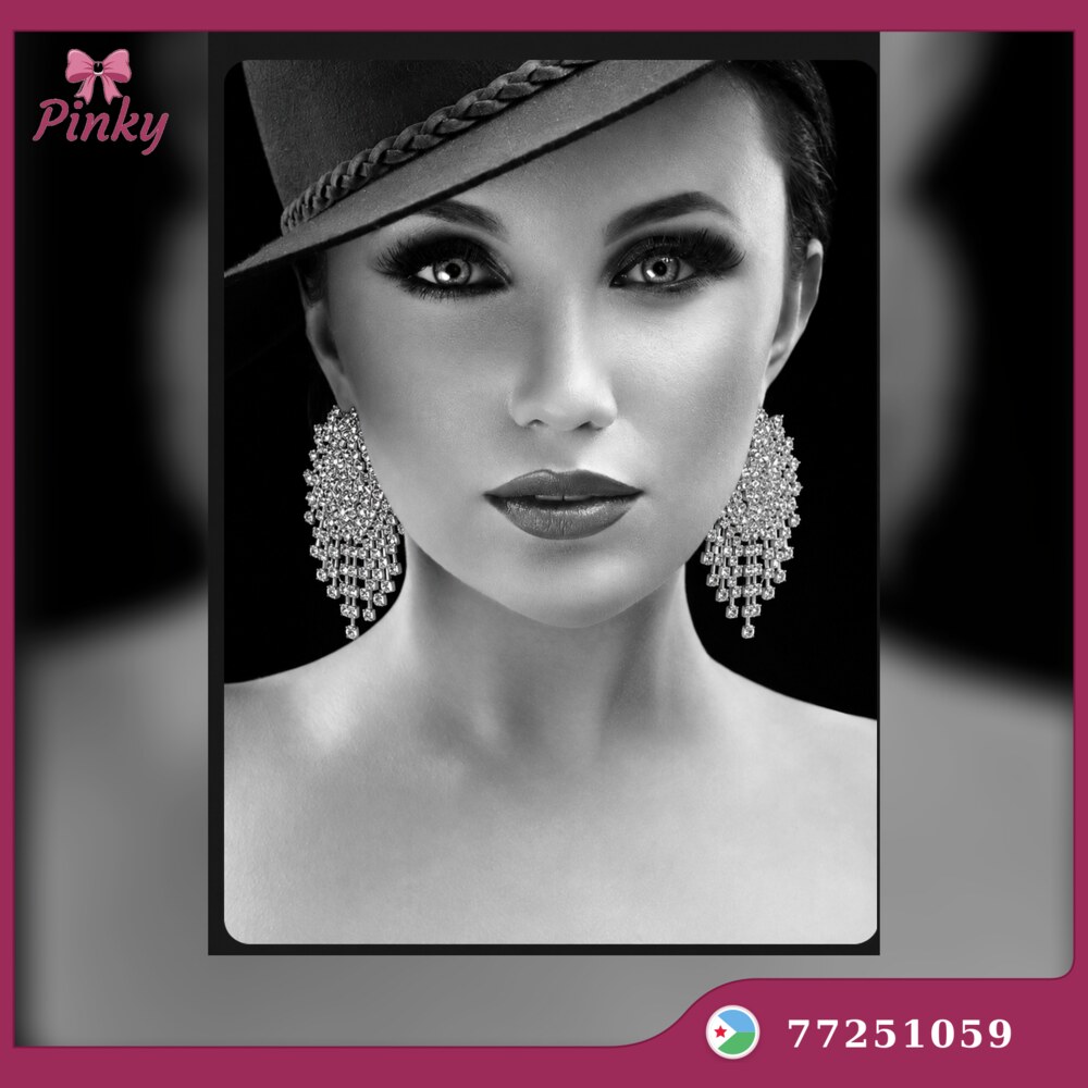 Boucles d’oreilles Pinky — Cascade Royale