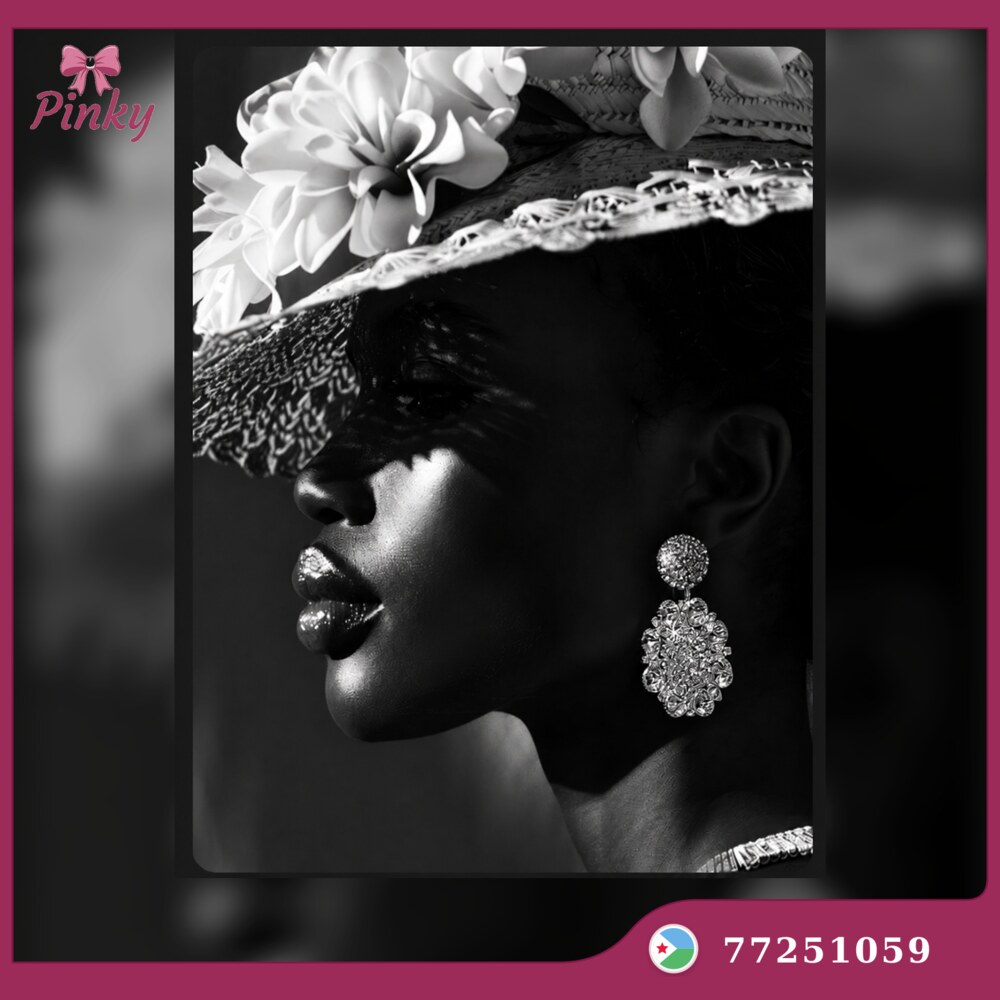 Boucles d’oreilles Pinky — Dentelle de Cristal