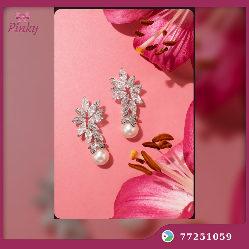 Boucles d’oreilles Pinky — Fleur de Perle