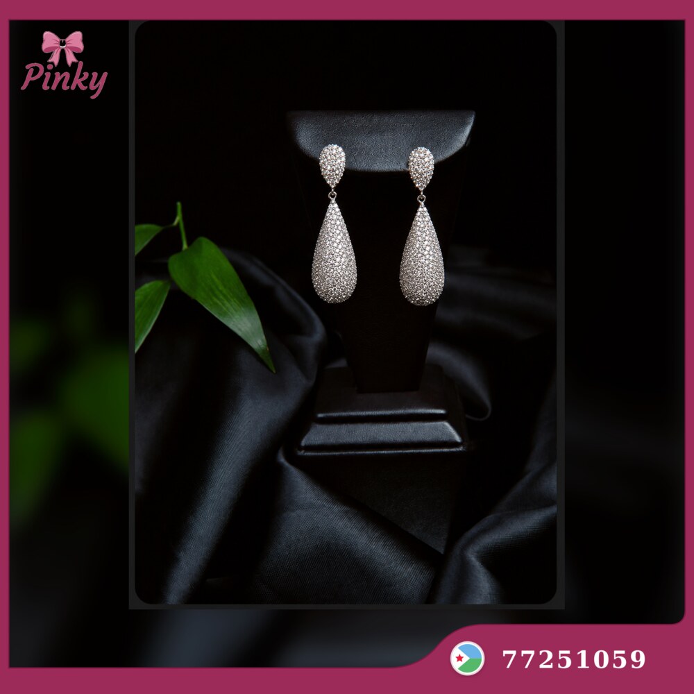 Boucles d’oreilles Pinky — Larme de Cristal
