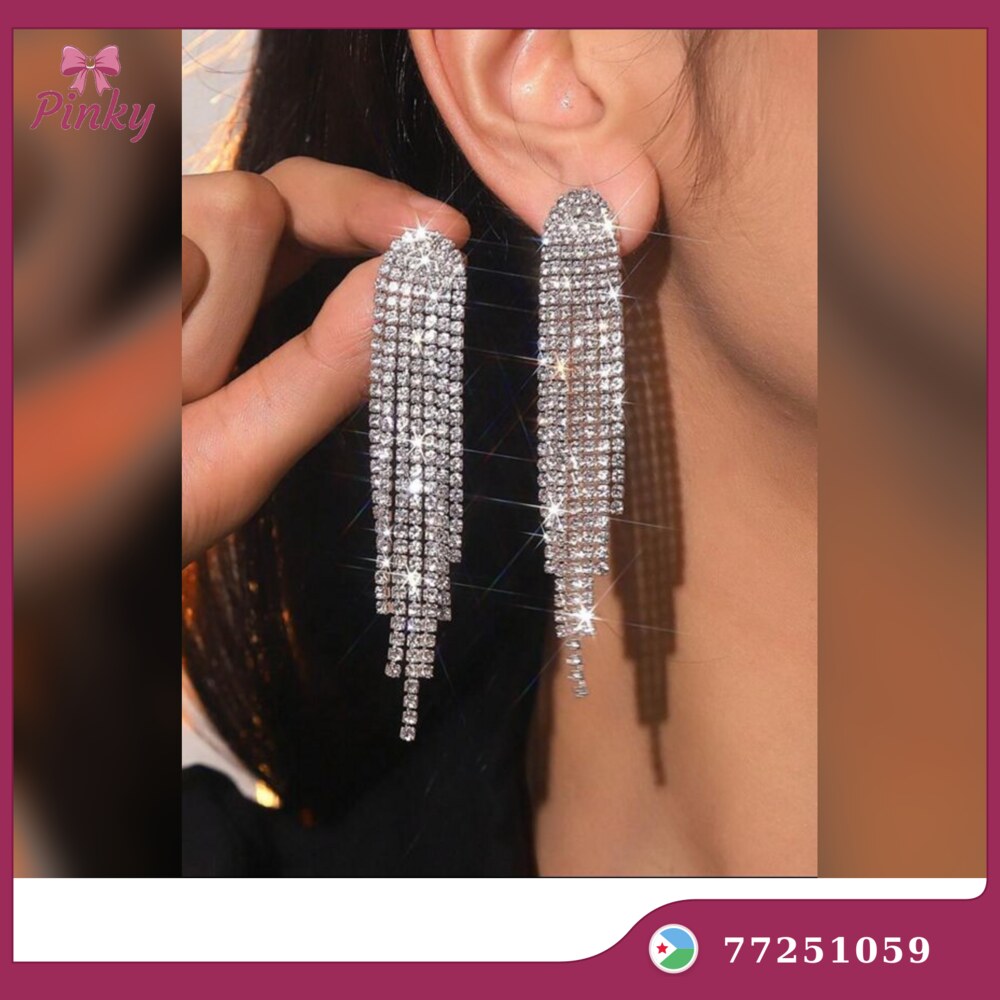 Boucles d’oreilles Pinky — Cascade Noire