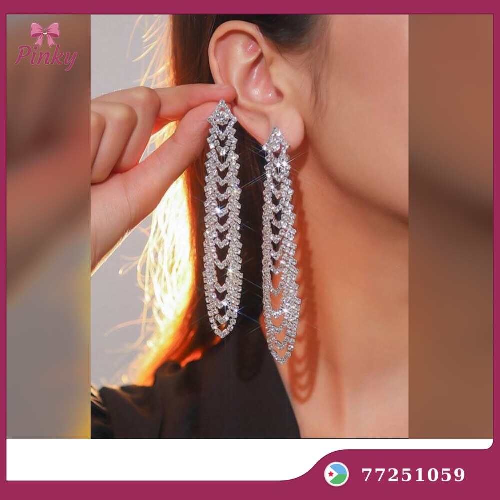 Boucles d’oreilles Pinky — Ruban d’Argent